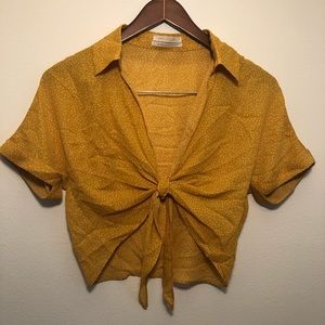 | Urban Outfitters | Tie Front Blouse